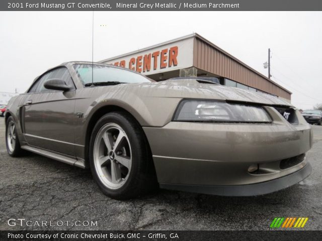2001 Ford Mustang GT Convertible in Mineral Grey Metallic