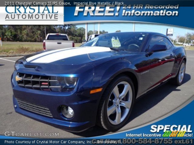 2011 Chevrolet Camaro SS/RS Coupe in Imperial Blue Metallic