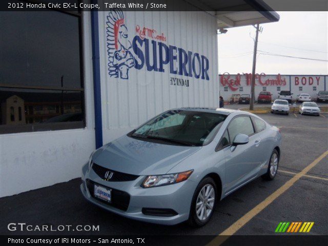 2012 Honda Civic EX-L Coupe in Taffeta White