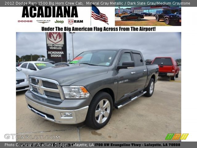 2012 Dodge Ram 1500 Big Horn Crew Cab in Mineral Gray Metallic