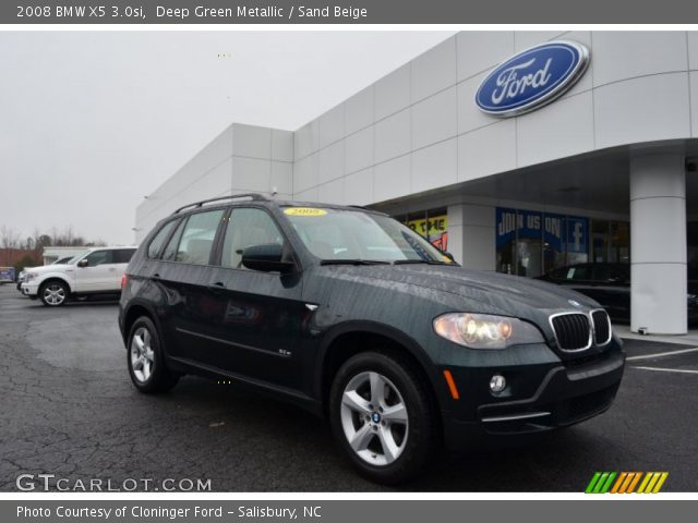 2008 BMW X5 3.0si in Deep Green Metallic