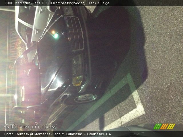 2000 Mercedes-Benz C 230 Kompressor Sedan in Black
