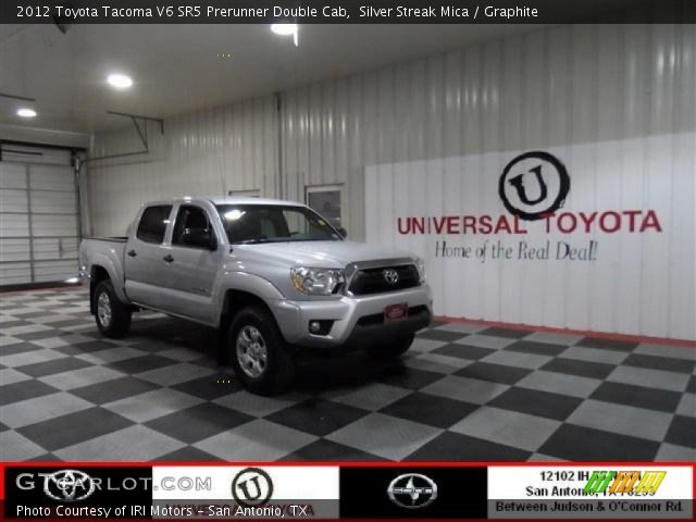 2012 Toyota Tacoma V6 SR5 Prerunner Double Cab in Silver Streak Mica