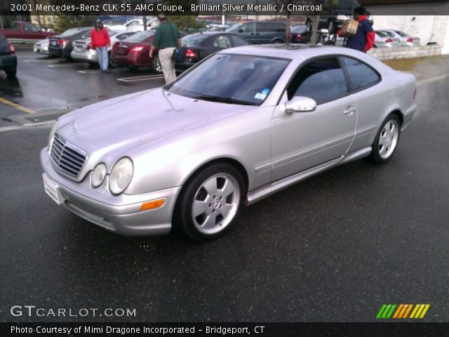2001 Mercedes-Benz CLK 55 AMG Coupe in Brilliant Silver Metallic