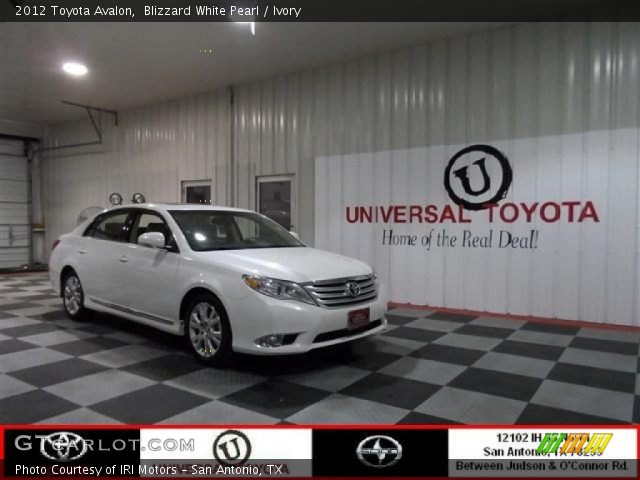 2012 Toyota Avalon  in Blizzard White Pearl