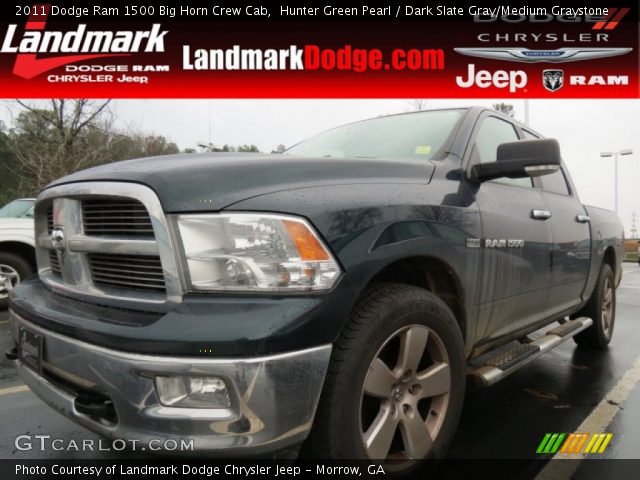 2011 Dodge Ram 1500 Big Horn Crew Cab in Hunter Green Pearl