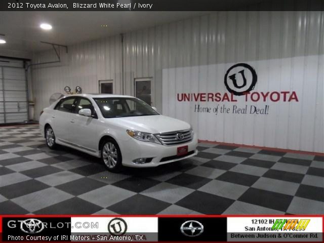 2012 Toyota Avalon  in Blizzard White Pearl