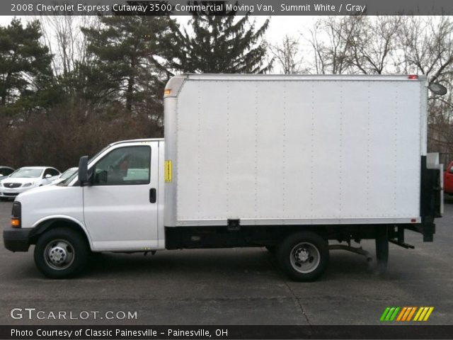 2008 Chevrolet Express Cutaway 3500 Commercial Moving Van in Summit White