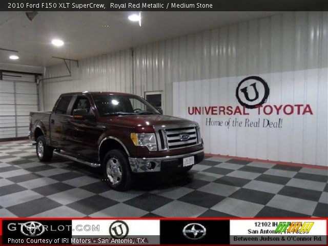 2010 Ford F150 XLT SuperCrew in Royal Red Metallic