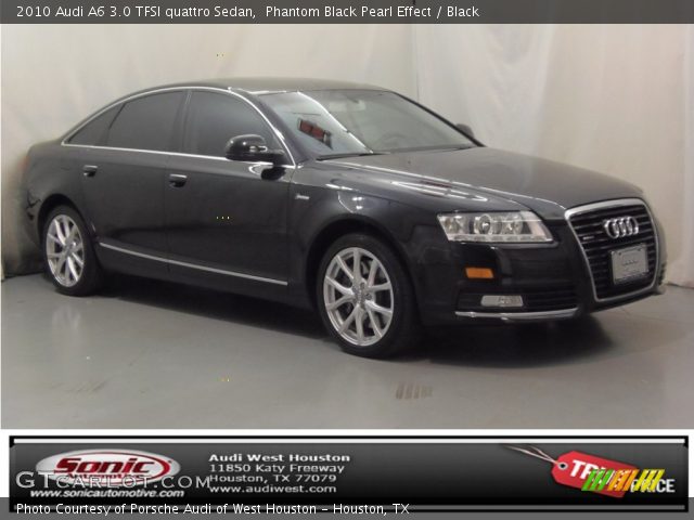 2010 Audi A6 3.0 TFSI quattro Sedan in Phantom Black Pearl Effect