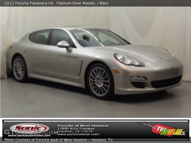 2011 Porsche Panamera V6 in Platinum Silver Metallic