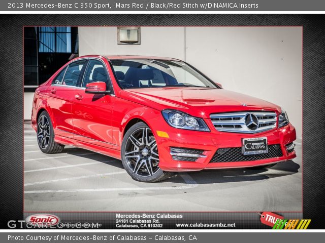 2013 Mercedes-Benz C 350 Sport in Mars Red