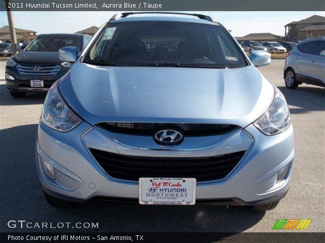 2013 Hyundai Tucson Limited in Aurora Blue