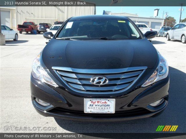 2013 Hyundai Sonata SE in Midnight Black