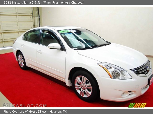 2012 Nissan Altima 2.5 SL in Winter Frost White