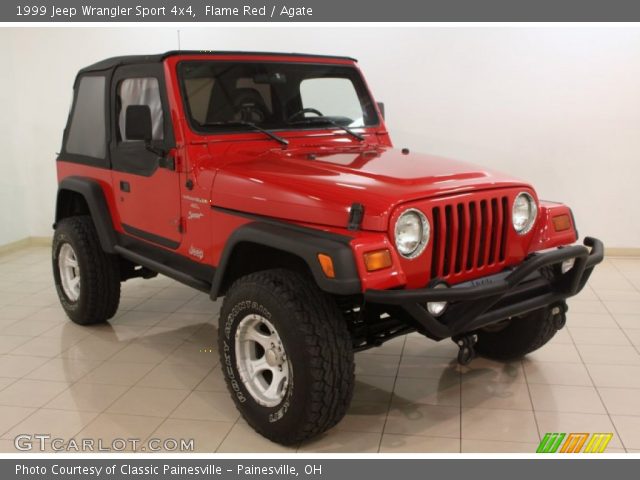 1999 Jeep Wrangler Sport 4x4 in Flame Red