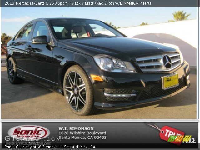 2013 Mercedes-Benz C 250 Sport in Black