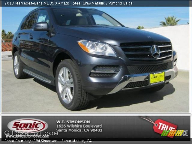 2013 Mercedes-Benz ML 350 4Matic in Steel Grey Metallic
