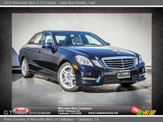 2013 Mercedes-Benz E 350 Sedan in Lunar Blue Metallic