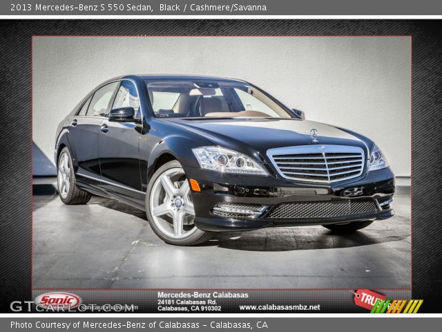 2013 Mercedes-Benz S 550 Sedan in Black