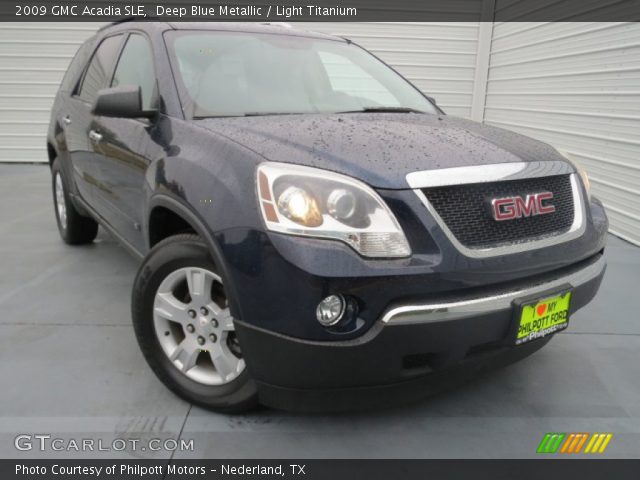 2009 GMC Acadia SLE in Deep Blue Metallic