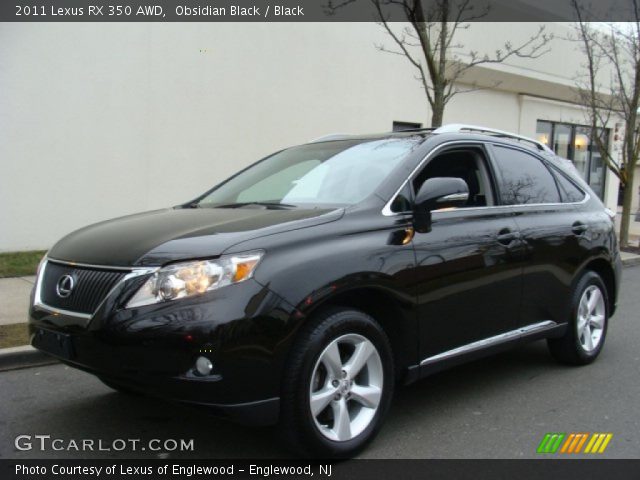 2011 Lexus RX 350 AWD in Obsidian Black