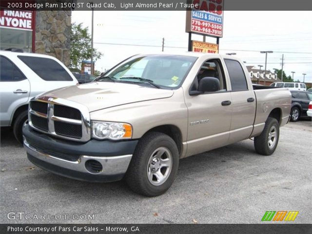 2003 Dodge Ram 1500 ST Quad Cab in Light Almond Pearl