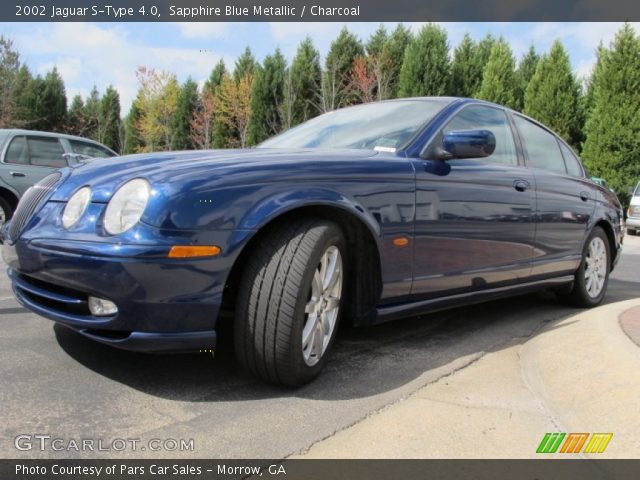 2002 Jaguar S-Type 4.0 in Sapphire Blue Metallic
