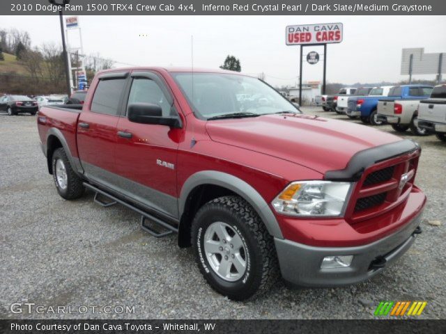 2010 Dodge Ram 1500 TRX4 Crew Cab 4x4 in Inferno Red Crystal Pearl