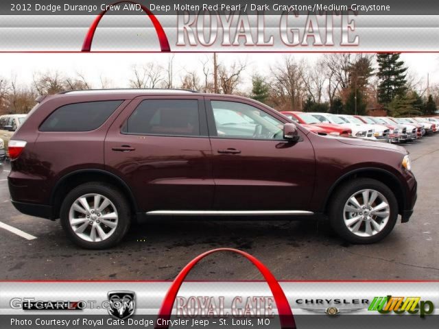 2012 Dodge Durango Crew AWD in Deep Molten Red Pearl