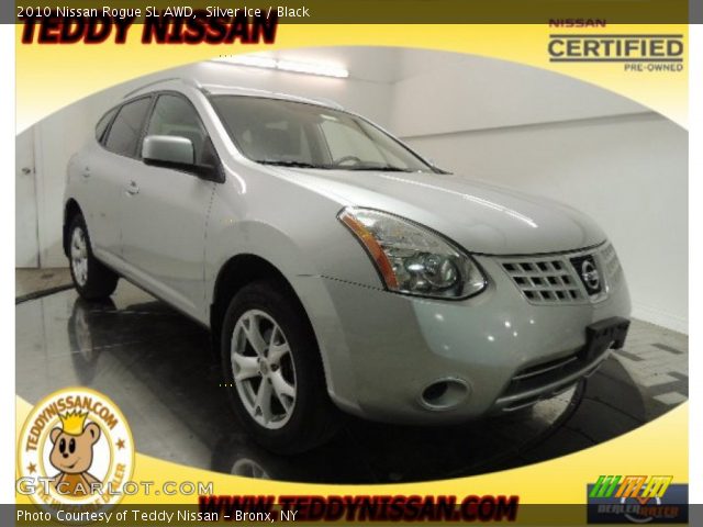 2010 Nissan Rogue SL AWD in Silver Ice