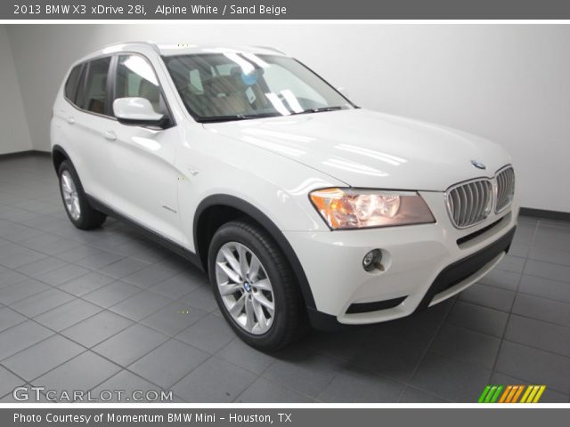 2013 BMW X3 xDrive 28i in Alpine White