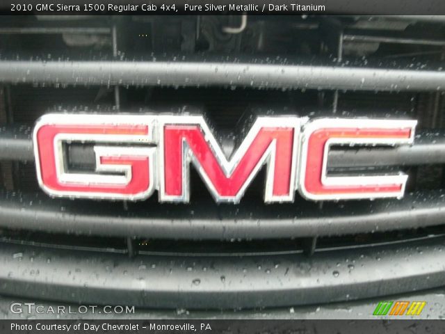 2010 GMC Sierra 1500 Regular Cab 4x4 in Pure Silver Metallic