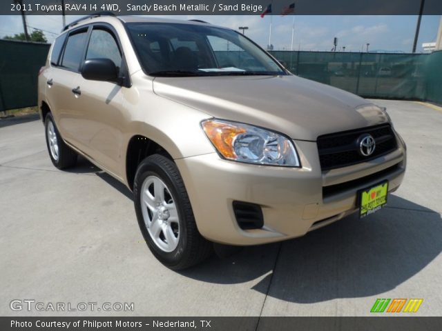 2011 Toyota RAV4 I4 4WD in Sandy Beach Metallic