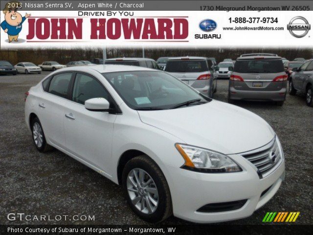 2013 Nissan Sentra SV in Aspen White