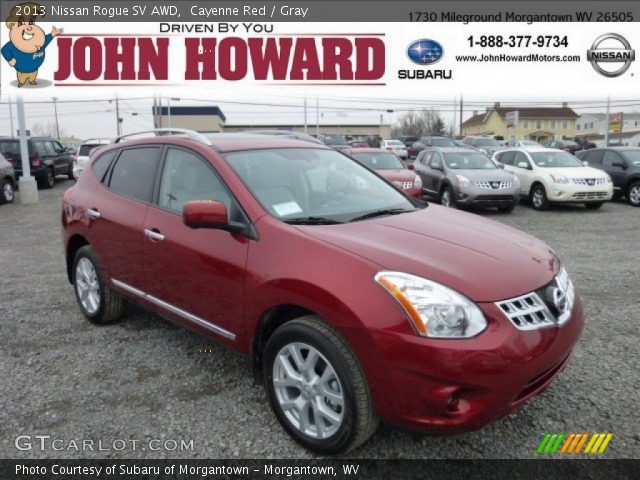 2013 Nissan Rogue SV AWD in Cayenne Red