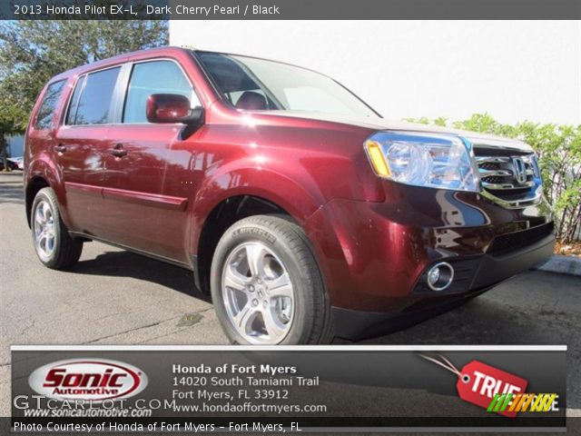 2013 Honda Pilot EX-L in Dark Cherry Pearl