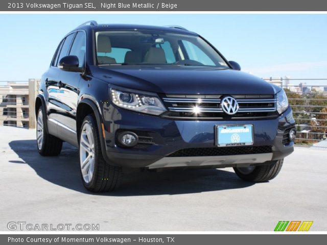 2013 Volkswagen Tiguan SEL in Night Blue Metallic