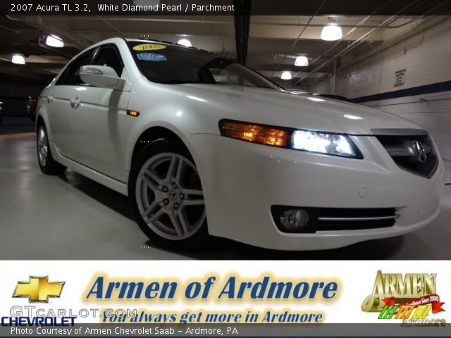 2007 Acura TL 3.2 in White Diamond Pearl