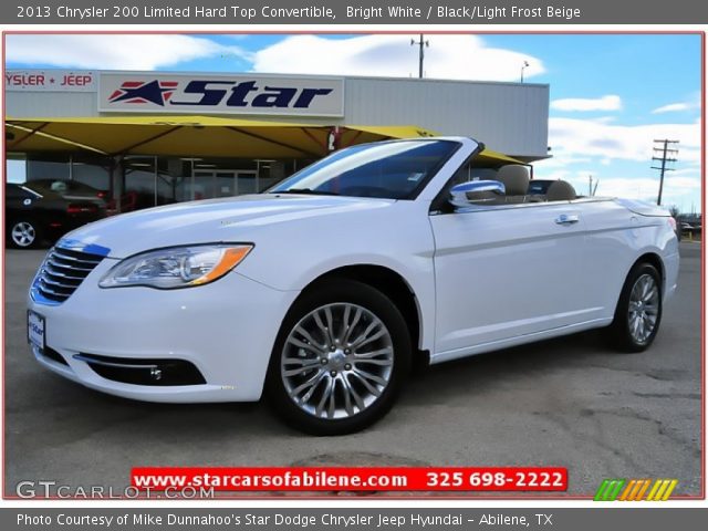 2013 Chrysler 200 Limited Hard Top Convertible in Bright White