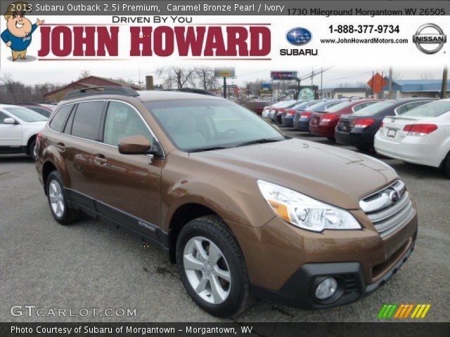 2013 Subaru Outback 2.5i Premium in Caramel Bronze Pearl