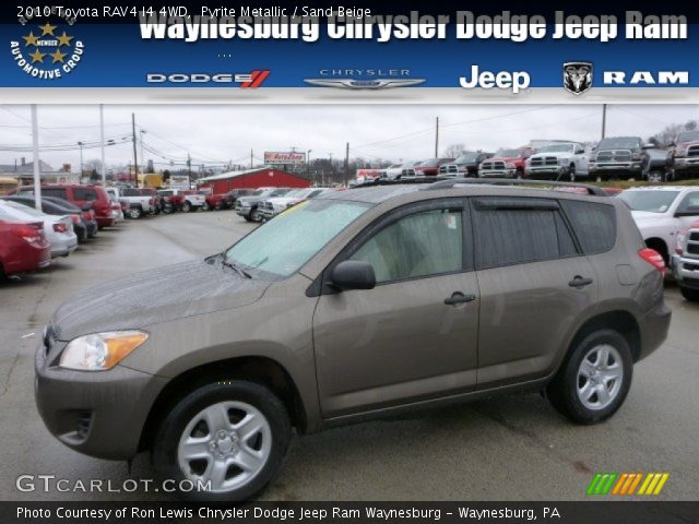 2010 Toyota RAV4 I4 4WD in Pyrite Metallic