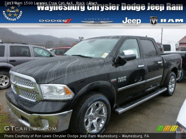 2013 Ram 1500 Laramie Crew Cab 4x4 in Black