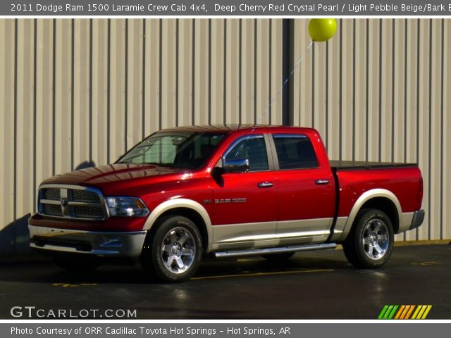 2011 Dodge Ram 1500 Laramie Crew Cab 4x4 in Deep Cherry Red Crystal Pearl