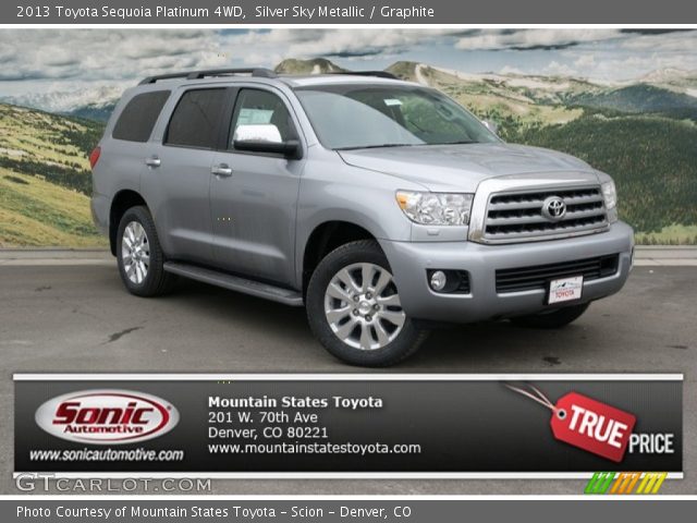 2013 Toyota Sequoia Platinum 4WD in Silver Sky Metallic