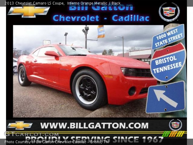 2013 Chevrolet Camaro LS Coupe in Inferno Orange Metallic