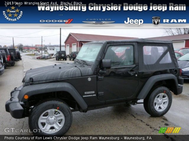 2013 Jeep Wrangler Sport 4x4 in Black
