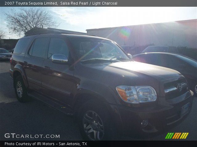 2007 Toyota Sequoia Limited in Salsa Red Pearl