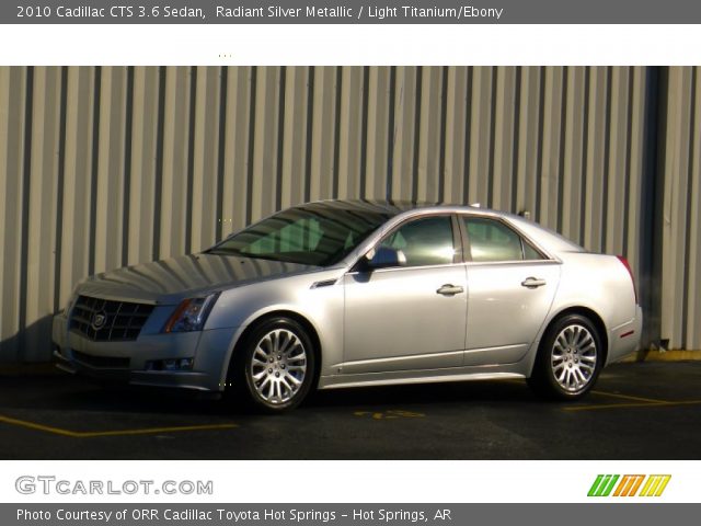 2010 Cadillac CTS 3.6 Sedan in Radiant Silver Metallic