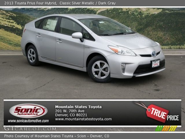 2013 Toyota Prius Four Hybrid in Classic Silver Metallic